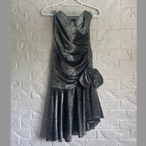 Vintage 90s Iridescent Shimmer Cocktail Dress - Size Extra Small - Party Glam!